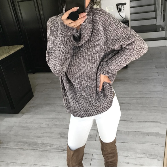 mysisterskloset Sweaters - LAST//PERLIE in Gray Pearl